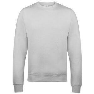 AWDis Just Hoods AWDis Unisex Crew Neck Plain Sweatshirt (280 GSM) / Ash